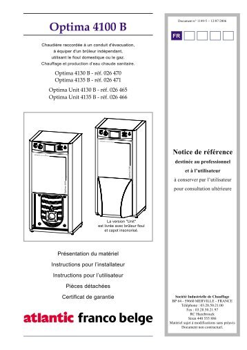 Optima 4100 B - Jean-Paul GUY