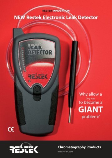 NEW Restek Electronic Leak Detector - LECO Australia