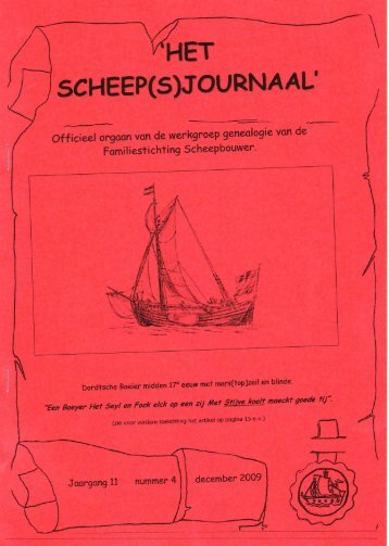 4. december - Het "scheep(s)journaal"