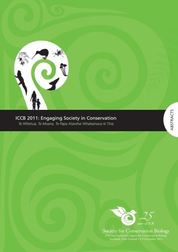 Abstracts available here - Society for Conservation Biology