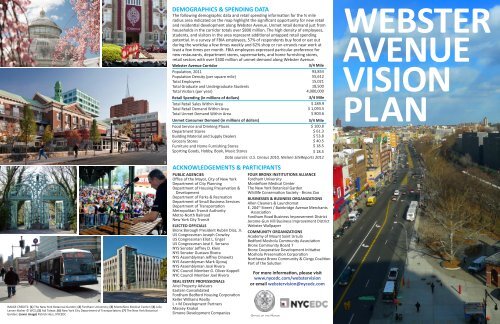 Webster Avenue Vision Plan - NYCEDC