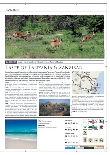 Tanzanie - Terre d'Afrique