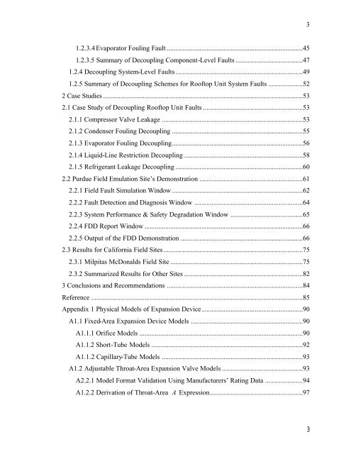 Fault Detection and Diagnostics for Rooftop Air Conditioners