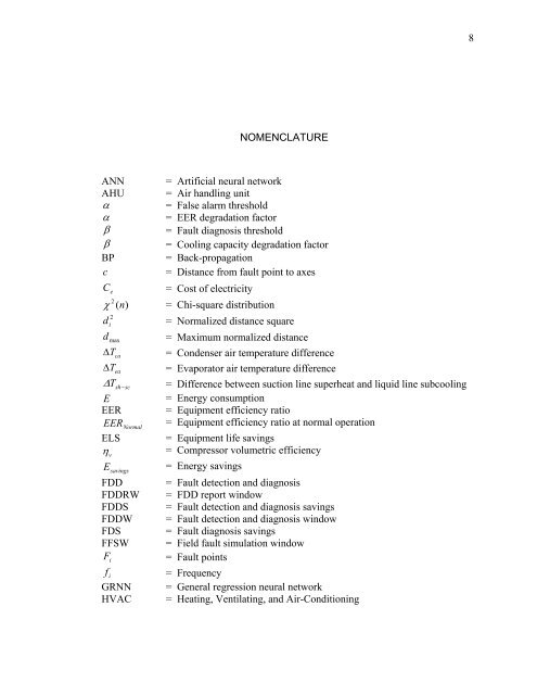 Fault Detection and Diagnostics for Rooftop Air Conditioners