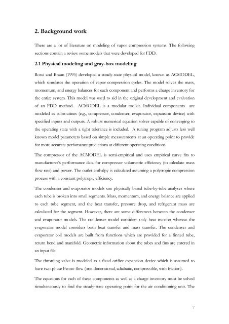 Fault Detection and Diagnostics for Rooftop Air Conditioners