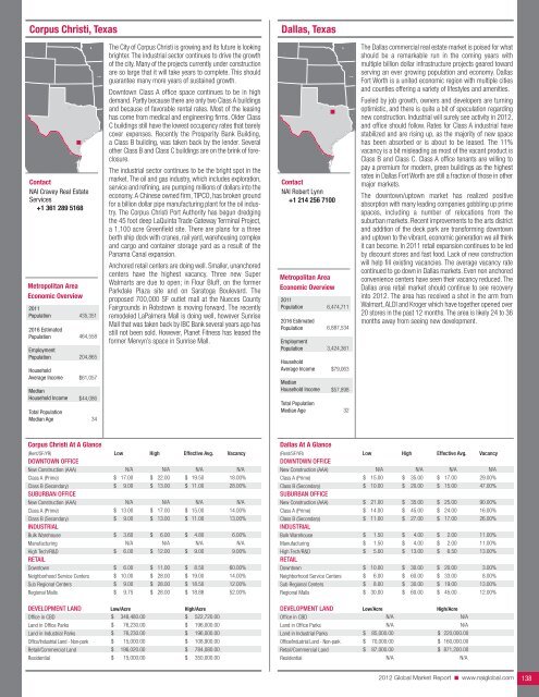 2012 Global Market report - NAI Global