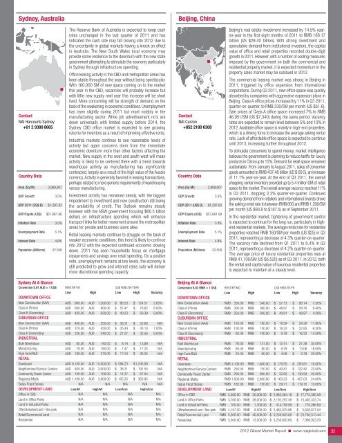 2012 Global Market report - NAI Global