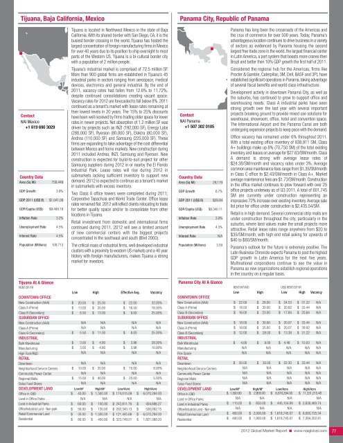 2012 Global Market report - NAI Global