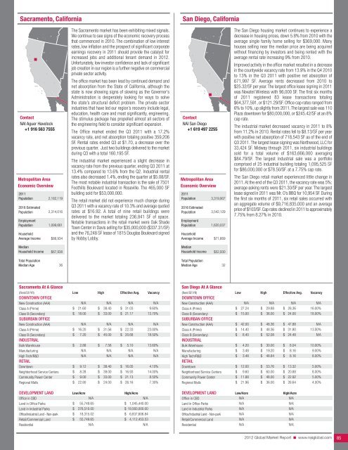 2012 Global Market report - NAI Global