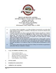 regular meeting agenda of the jurupa valley city council