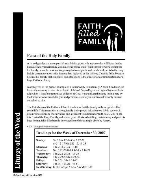 #439-OLL-December 30, 2007.p65 - The Parish Family of Our Lady ...