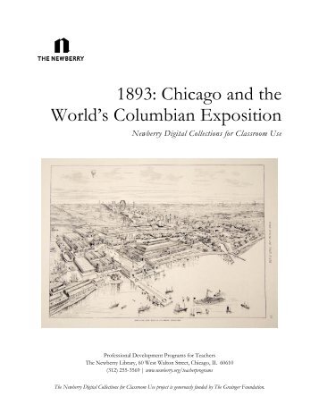 W World 1 d's C 1893 Colu 3: Ch mbia hicag an E go an Expo nd th ...