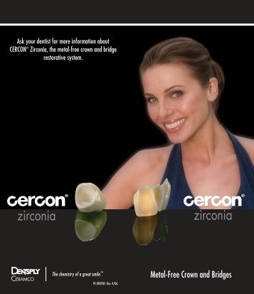 Cercon Patient Brochure - Dale Dental