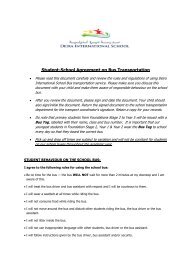 Student-School Agreement on Bus Transportation - Deira ...