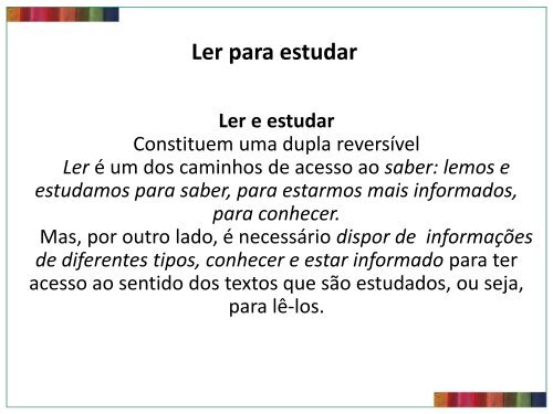 Como ler para estudar? - Nova Escola