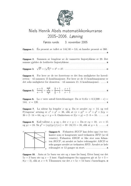 nb - Abelkonkurransen