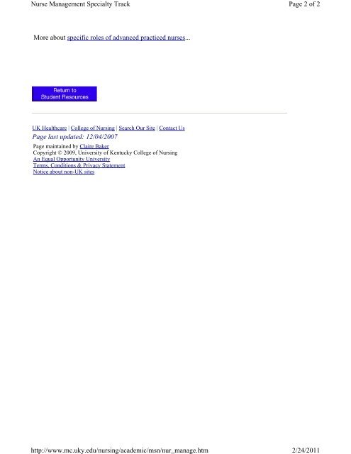 05-06 Graduate Student Handbook.pdf - University of Kentucky