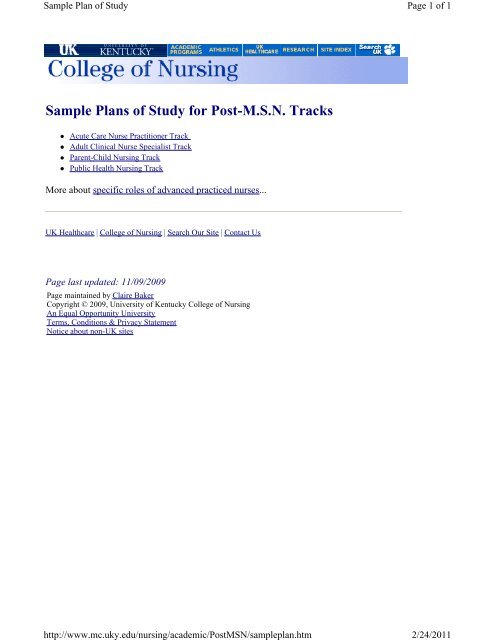 05-06 Graduate Student Handbook.pdf - University of Kentucky