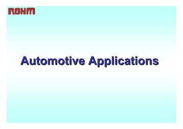 Automotive Applications - SMD Technology Kft.