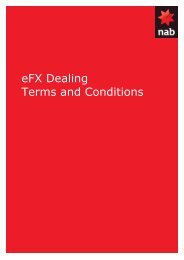 eFX Dealing Terms and Conditions - Wholesale Banking - Home