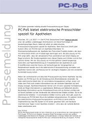 Pressemeldung 30.07.07 - PC-PoS Deutschland GmbH
