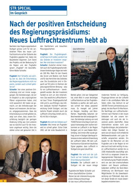 Das Stuttgarter Flughafen-Magazin - Flughafen Stuttgart