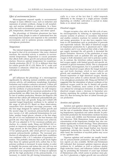 Scleroglucan - Food Technology and Biotechnology