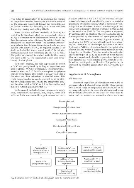 Scleroglucan - Food Technology and Biotechnology