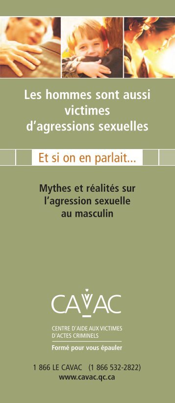 Les hommes sont aussi victimes d'agressions sexuelles Et si on en ...