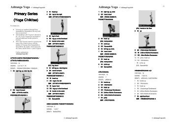 Primary Series (Yoga Chikitsa) (Yoga Chikitsa) - Ashtanga Yoga