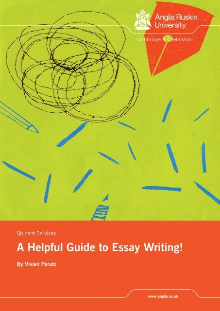 anglia ruskin university essay writing guide