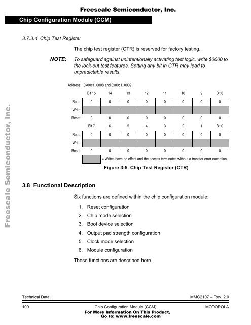 MMC2107 - Freescale Semiconductor