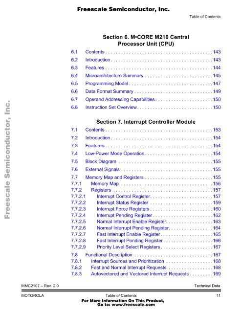 MMC2107 - Freescale Semiconductor