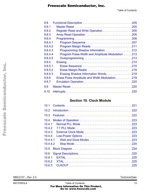 MMC2107 - Freescale Semiconductor