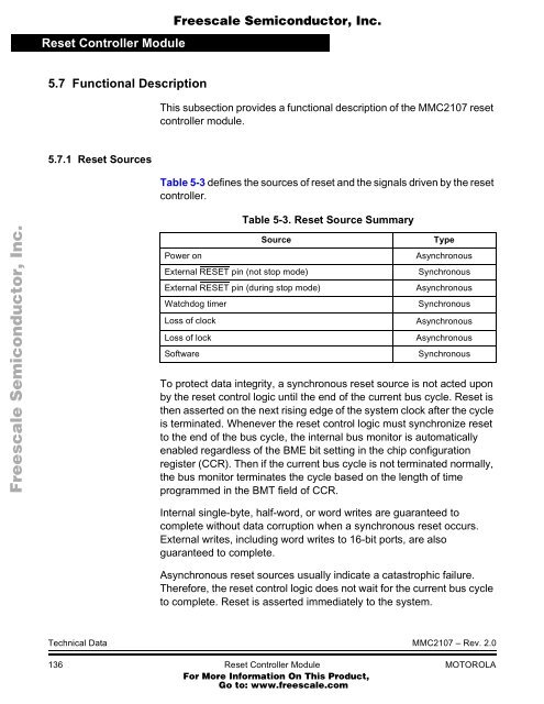 MMC2107 - Freescale Semiconductor