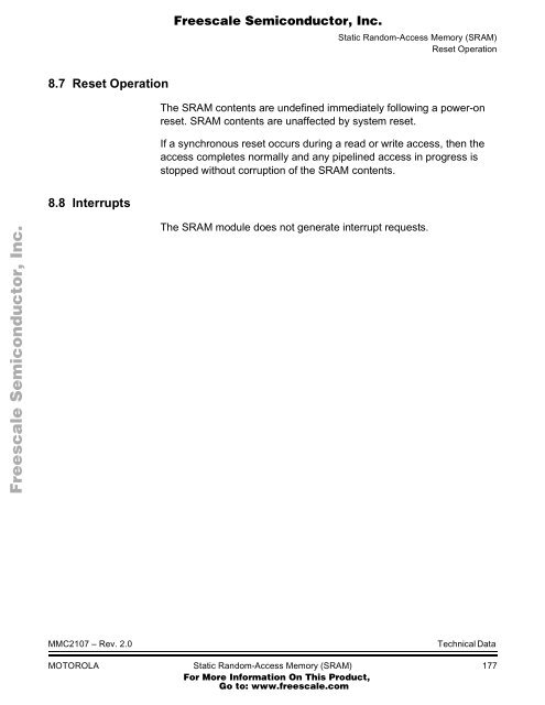 MMC2107 - Freescale Semiconductor