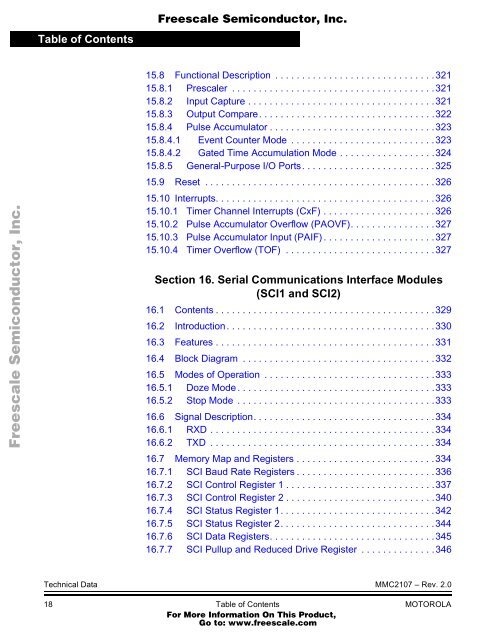 MMC2107 - Freescale Semiconductor