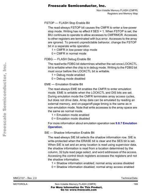 MMC2107 - Freescale Semiconductor