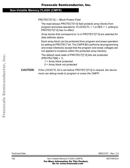 MMC2107 - Freescale Semiconductor