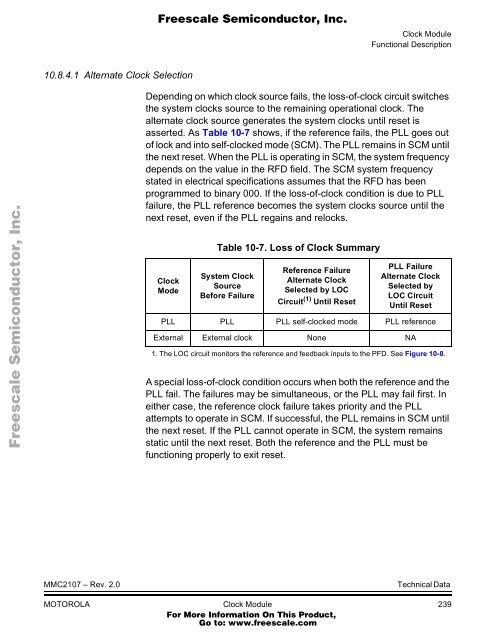 MMC2107 - Freescale Semiconductor