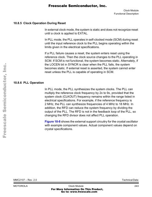 MMC2107 - Freescale Semiconductor