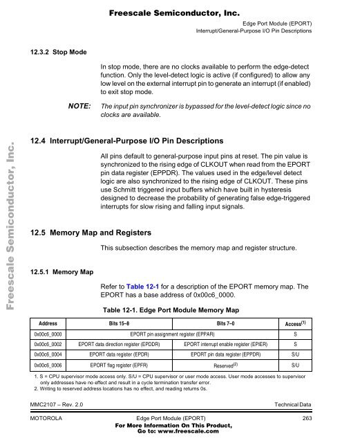 MMC2107 - Freescale Semiconductor