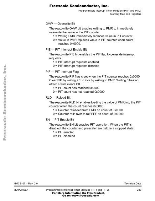 MMC2107 - Freescale Semiconductor