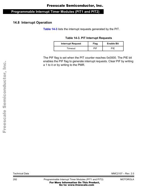 MMC2107 - Freescale Semiconductor