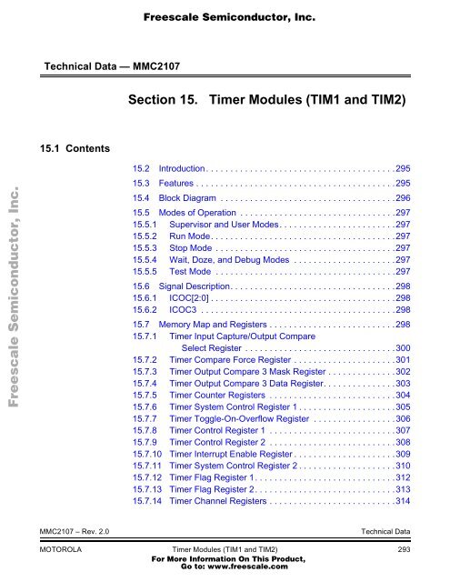 MMC2107 - Freescale Semiconductor