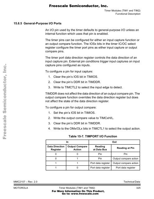 MMC2107 - Freescale Semiconductor