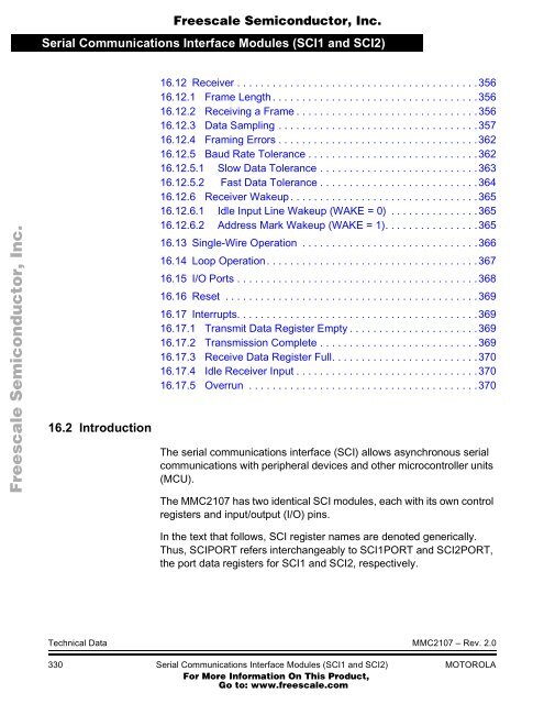 MMC2107 - Freescale Semiconductor