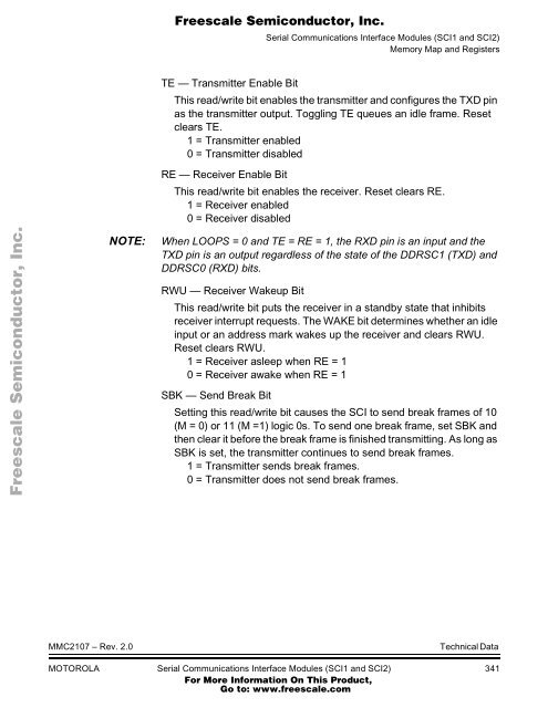 MMC2107 - Freescale Semiconductor