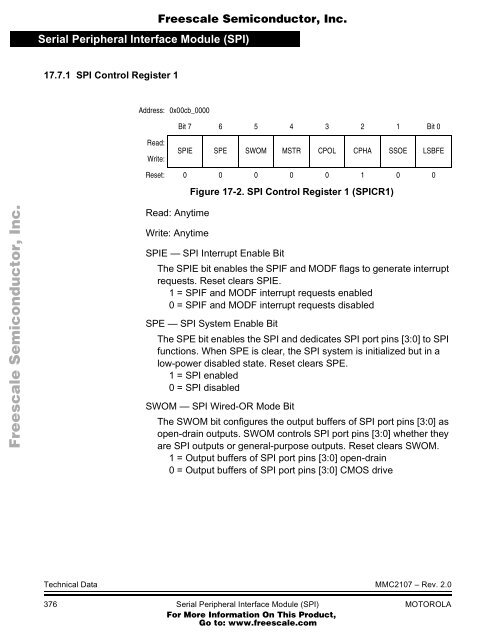 MMC2107 - Freescale Semiconductor