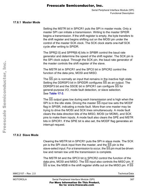 MMC2107 - Freescale Semiconductor